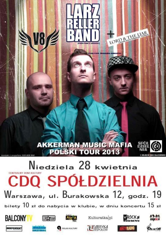 ROMANTIC BESARABIA koncert LARZ RELLER BAND (UKRAINA) w CDQ 28.04