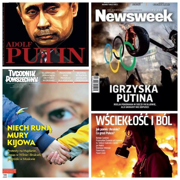 Ukraińskie wydarzenia na stronach polskich opiniotwórczych tygodników