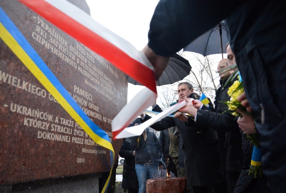 W Lublinie odsłonięto pomnik ofiar Wielkiego Głodu na Ukrainie