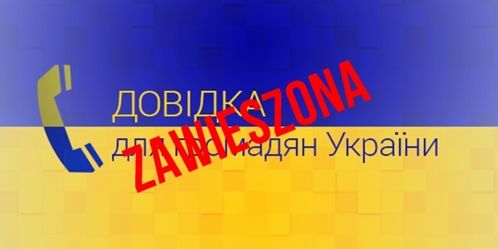 Od 7 sierpnia Infolinia dla obywateli Ukrainy będzie zaiweszona