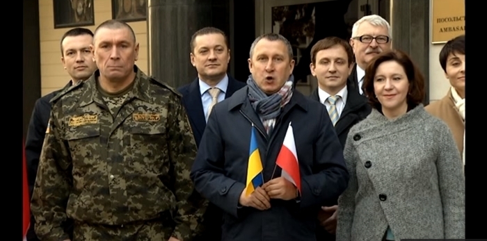 Ukraińscy dyplomaci składają życzenia Narodowi Polskiemu z okazji Święta Niepodległości