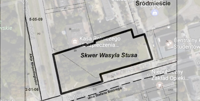 Skwer w centrum Warszawy będzie nosić imię Wasyla Stusa